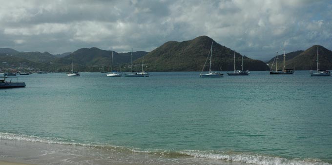 Rodney bay sainte Lucie 